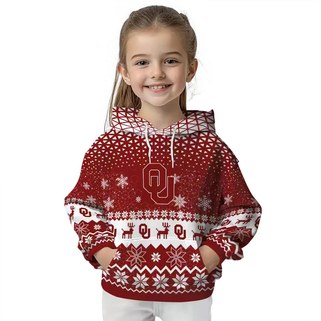 oklahoma sooners reindeer motif crimson hoodie top rated oklahoma sooners reindeer motif crimson hoodie top rated