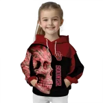 oklahoma sooners skull motif crimson black hoodie best selling