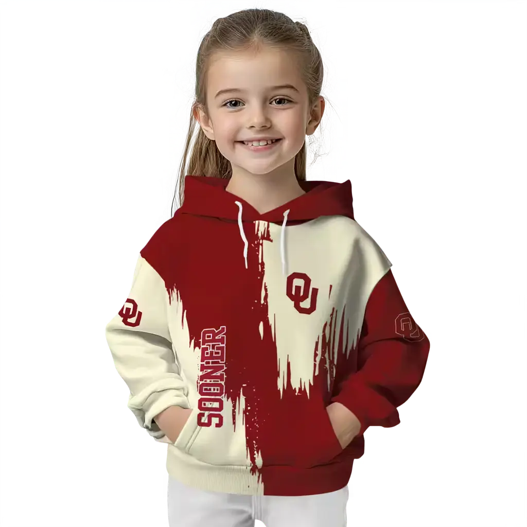 oklahoma sooners splatter effect crimson hoodie top rated oklahoma sooners splatter effect crimson hoodie top rated