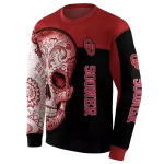 oklahoma sooners sugar skull crimson black hoodie best selling