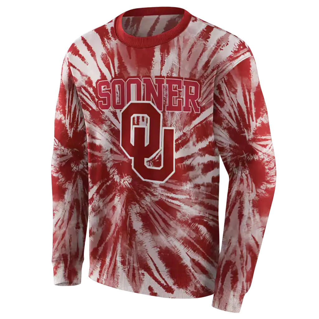 oklahoma sooners tie dye pattern crimson hoodie new arrival oklahoma sooners tie dye pattern crimson hoodie new arrival