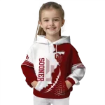 oklahoma sooners triangular pattern crimson white hoodie best selling