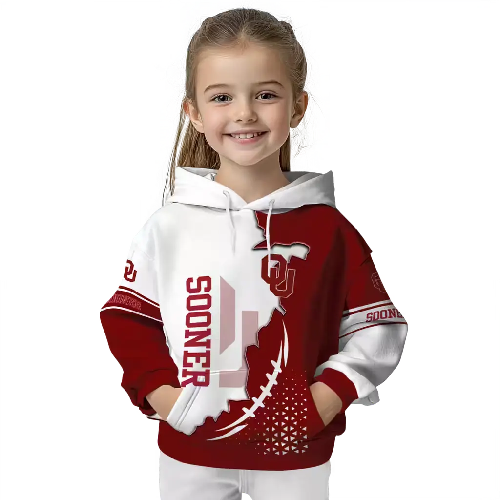oklahoma sooners triangular pattern crimson white hoodie top rated oklahoma sooners triangular pattern crimson white hoodie top rated