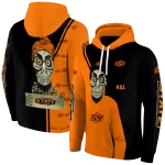 oklahoma state cowboys achmed skull orange hoodie best selling