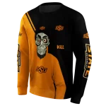 oklahoma state cowboys achmed skull orange hoodie best selling