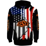 oklahoma state cowboys american pride black hoodie best selling