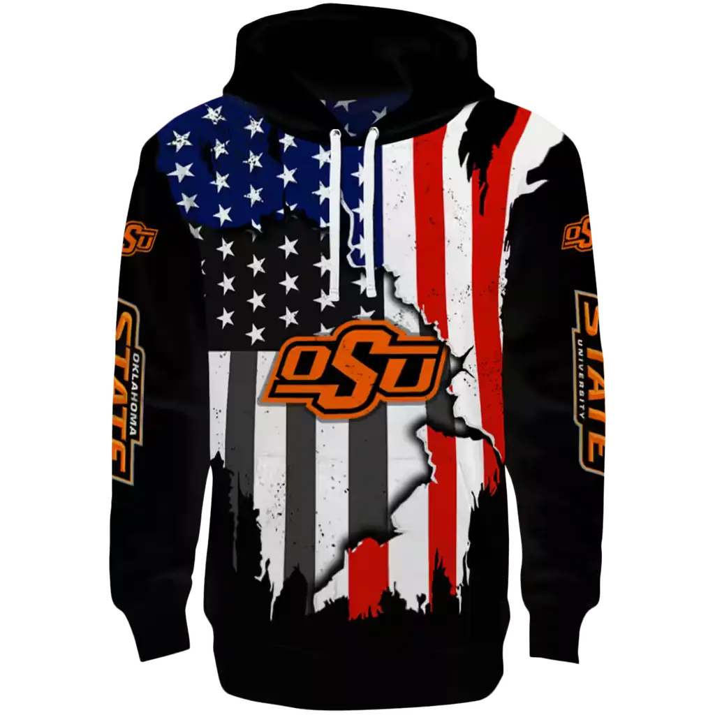 oklahoma state cowboys american pride black hoodie best selling oklahoma state cowboys american pride black hoodie best selling