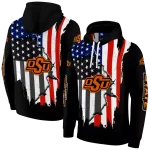 oklahoma state cowboys american pride black hoodie best selling