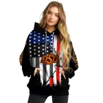 oklahoma state cowboys american pride black hoodie best selling