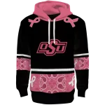 oklahoma state cowboys awareness ribbon black pink hoodie best selling