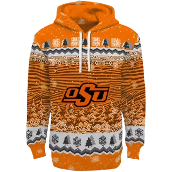oklahoma state cowboys christmas trees orange hoodie best selling