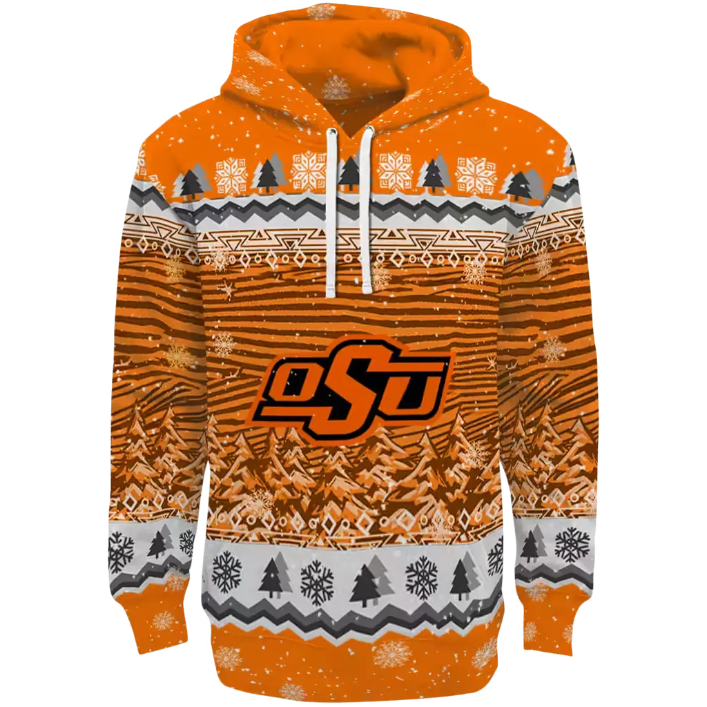oklahoma state cowboys christmas trees orange hoodie best selling oklahoma state cowboys christmas trees orange hoodie best selling
