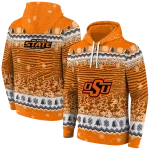 oklahoma state cowboys christmas trees orange hoodie best selling