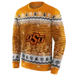 oklahoma state cowboys christmas trees orange hoodie best selling