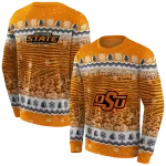 oklahoma state cowboys christmas trees orange hoodie best selling