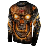 oklahoma state cowboys demonic skull orange black hoodie best selling