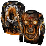 oklahoma state cowboys demonic skull orange black hoodie best selling