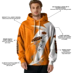 oklahoma state cowboys dynamic slash orange white hoodie best selling