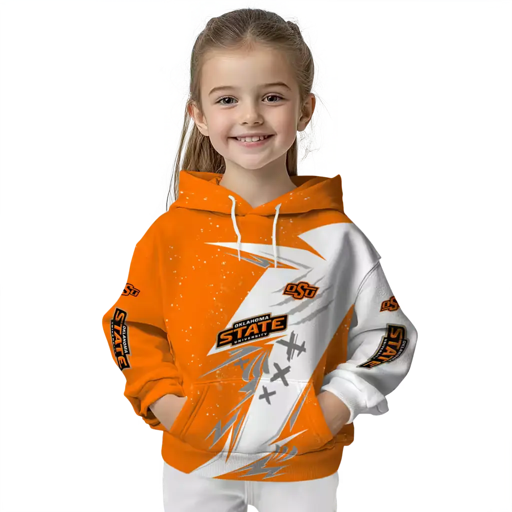 oklahoma state cowboys dynamic slash orange white hoodie top rated oklahoma state cowboys dynamic slash orange white hoodie top rated