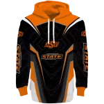 oklahoma state cowboys futuristic pattern orange black hoodie best selling