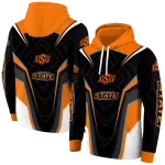 oklahoma state cowboys futuristic pattern orange black hoodie best selling