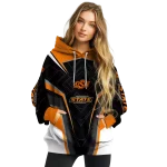 oklahoma state cowboys futuristic pattern orange black hoodie best selling
