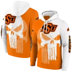 oklahoma state cowboys graphic punisher orange white hoodie best selling