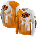 oklahoma state cowboys graphic punisher orange white hoodie best selling