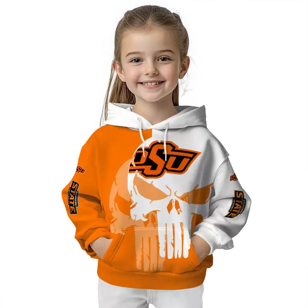 oklahoma state cowboys graphic punisher orange white hoodie top rated oklahoma state cowboys graphic punisher orange white hoodie top rated