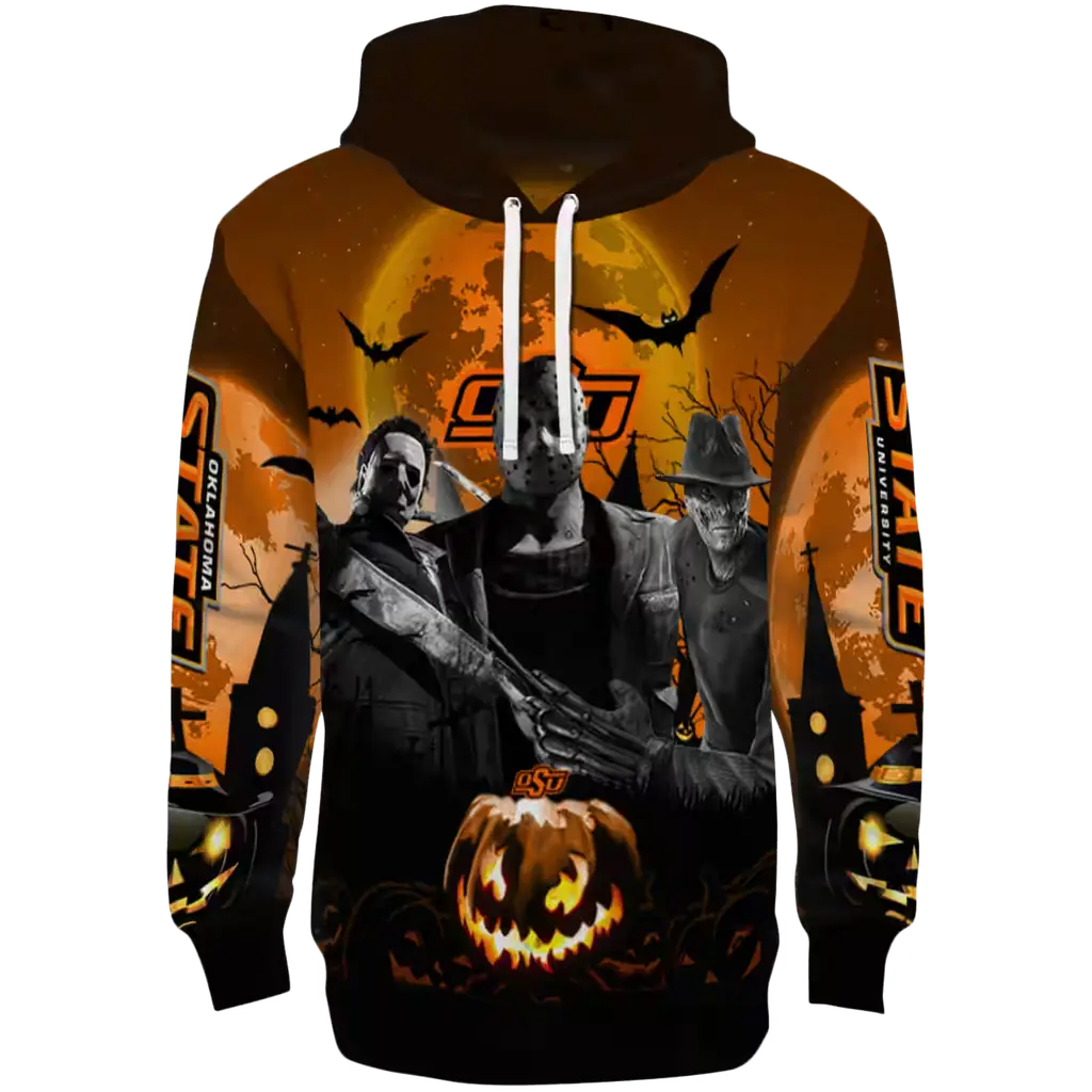 oklahoma state cowboys halloween vibes orange black hoodie best selling oklahoma state cowboys halloween vibes orange black hoodie best selling