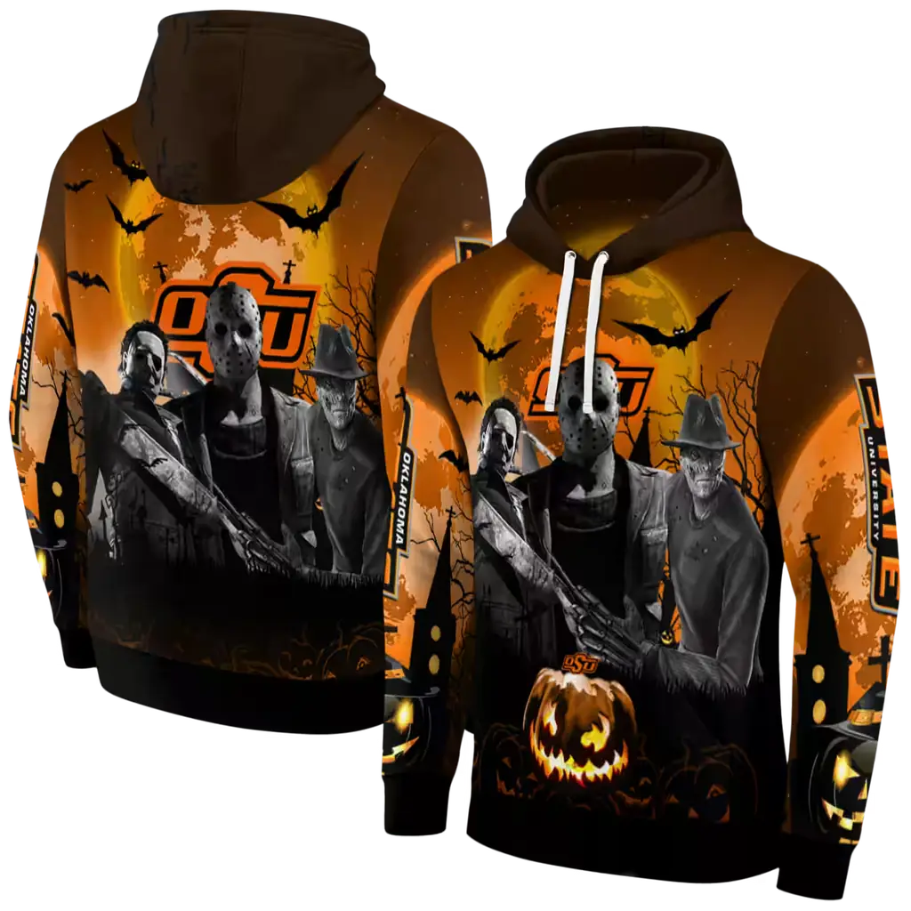 oklahoma state cowboys halloween vibes orange black hoodie fashion forward oklahoma state cowboys halloween vibes orange black hoodie fashion forward