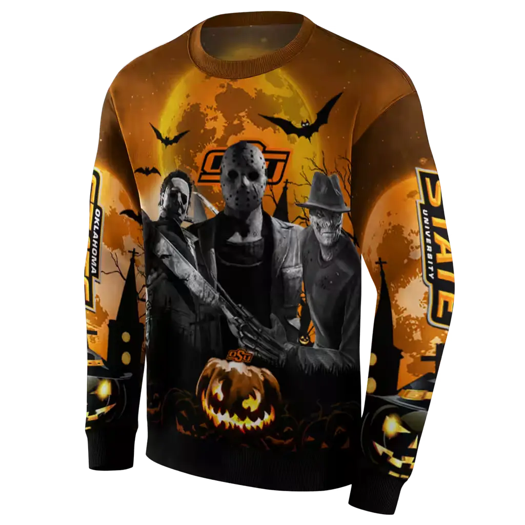 oklahoma state cowboys halloween vibes orange black hoodie new arrival oklahoma state cowboys halloween vibes orange black hoodie new arrival