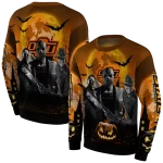 oklahoma state cowboys halloween vibes orange black hoodie best selling