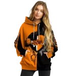 oklahoma state cowboys heartbeat graphic orange hoodie best selling
