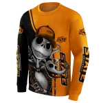 oklahoma state cowboys jack skellington orange hoodie best selling