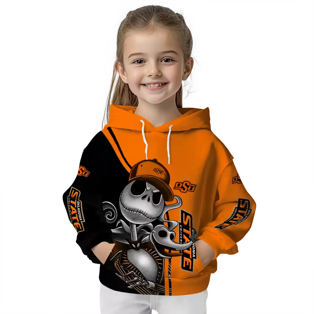 oklahoma state cowboys jack skellington orange hoodie top rated oklahoma state cowboys jack skellington orange hoodie top rated
