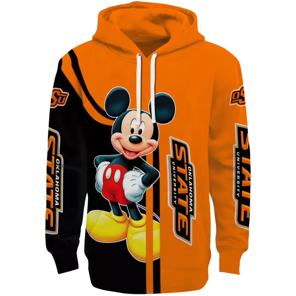 oklahoma state cowboys mickey mouse orange black hoodie best selling oklahoma state cowboys mickey mouse orange black hoodie best selling