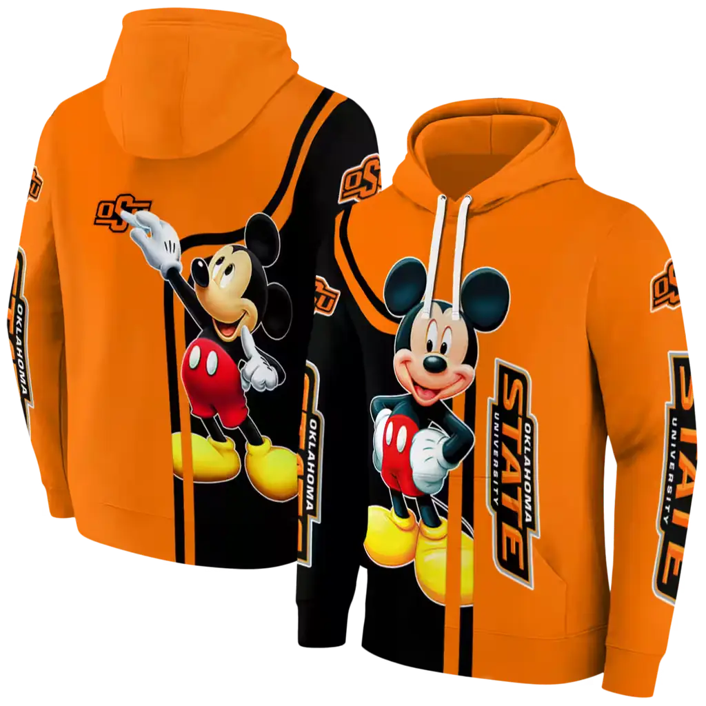 oklahoma state cowboys mickey mouse orange black hoodie fashion forward oklahoma state cowboys mickey mouse orange black hoodie fashion forward