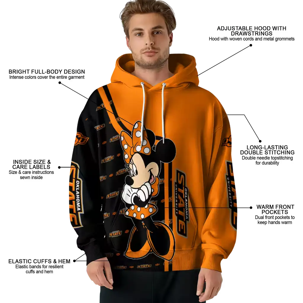 oklahoma state cowboys minnie mouse orange hoodie latest model oklahoma state cowboys minnie mouse orange hoodie latest model