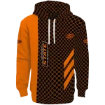 oklahoma state cowboys monogram pattern orange hoodie best selling