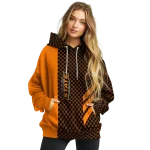 oklahoma state cowboys monogram pattern orange hoodie best selling