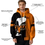oklahoma state cowboys playful snoopy orange hoodie best selling