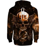 oklahoma state cowboys skull artwork orange black hoodie best selling