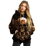 oklahoma state cowboys skull artwork orange black hoodie best selling