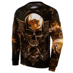 oklahoma state cowboys skull artwork orange black hoodie best selling