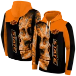 oklahoma state cowboys skull motif orange black hoodie best selling