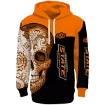 oklahoma state cowboys sugar skull orange black hoodie best selling