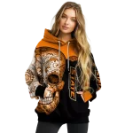 oklahoma state cowboys sugar skull orange black hoodie best selling