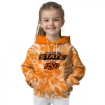 oklahoma state cowboys tie dye pattern orange hoodie best selling