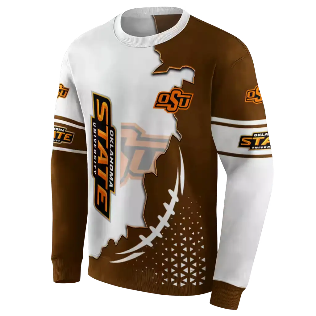 oklahoma state cowboys triangular pattern orange white hoodie new arrival oklahoma state cowboys triangular pattern orange white hoodie new arrival